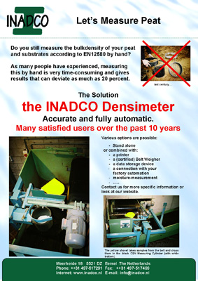 flyer densimeter in het  engels