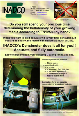 flyer densimeter in het  engels